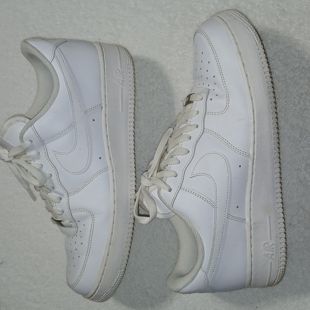 Nike Air Force 1 Shoes White Sneakers Men's Size 12